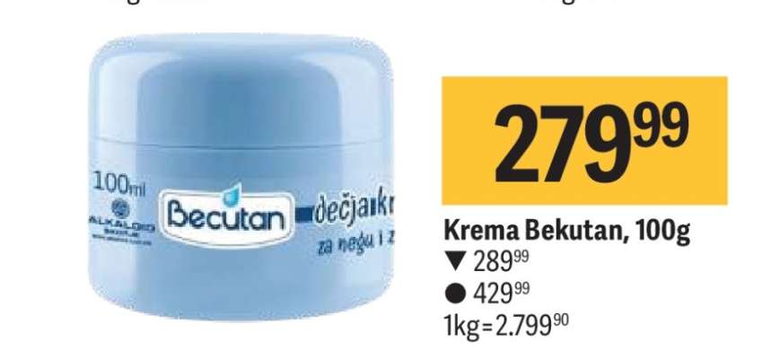 Krema Bekutan , 100g