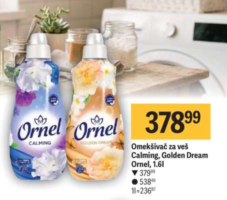 Omekšivač za veš Calming, Golden Dream Ornel, 1.6l