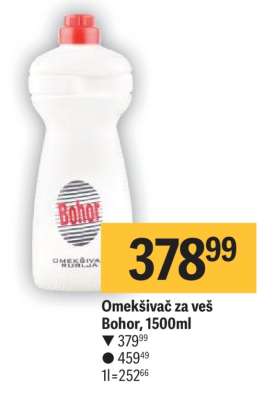 Omekšivač za veš Bohor, 1500ml