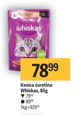 Kesica ćuretina Whiskas, 85g