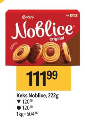 Keks Noblice, 222g