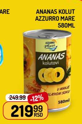 ANANAS KOLUT AZZURRO MARE 580ml