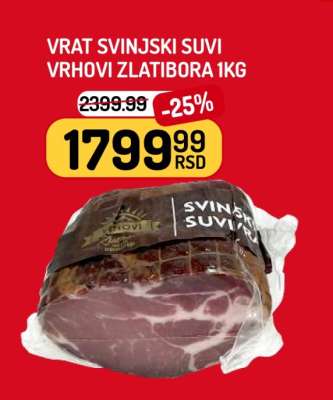 VRAT SVINJSKI SUVI VRHOVI ZLATIBORA 1KG