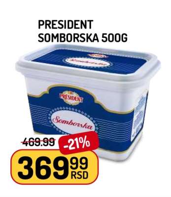 PRESIDENT SOMBORSKA 500g