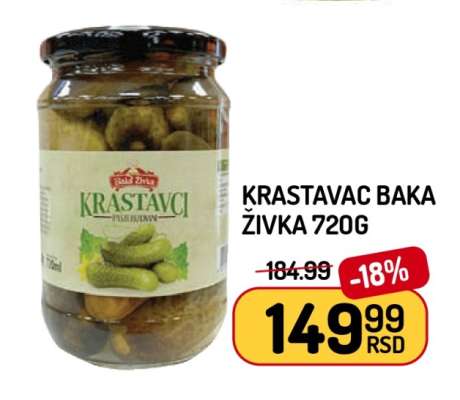 KRASTAVAC BAKA ŽIVKA 720G