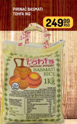 PIRINAČ BASMATI TOHFA 1kg