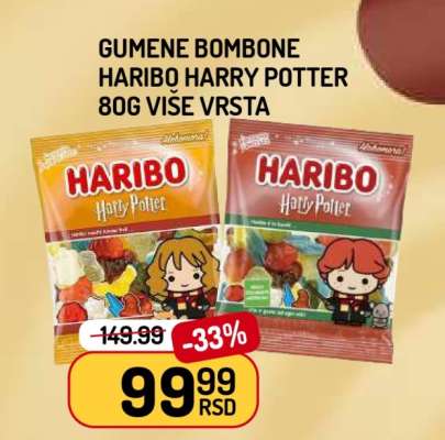 Gumene bombone Haribo Harry Potter 80g