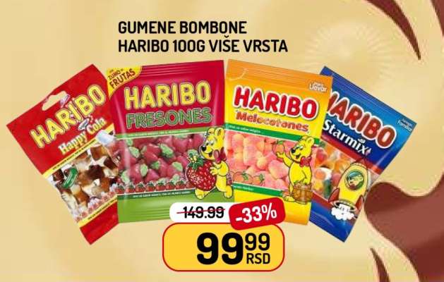 Gumene bombone Haribo 100g