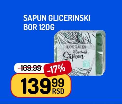 SAPUN GLICERINSKI BOR 120G