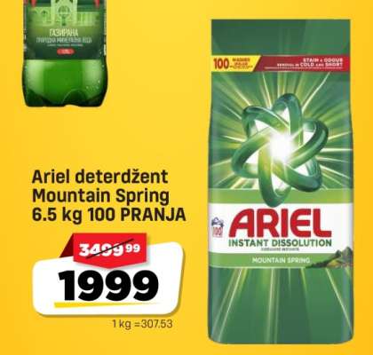 Ariel deterdžent Mountain Spring 6.5 kg