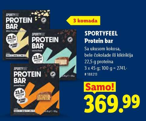 SPORTYFEEL Protein bar