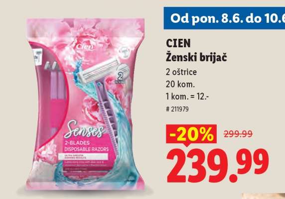 Cien Ženski brijač