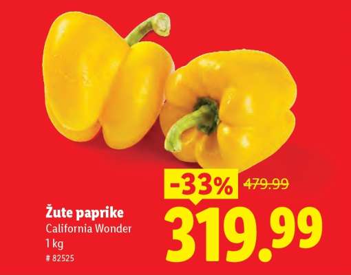 Žute paprike