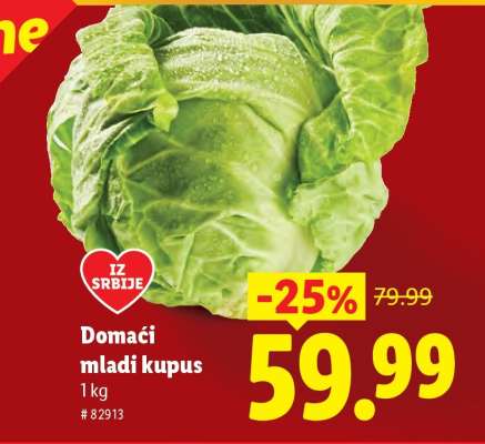 Domaći mladi kupus