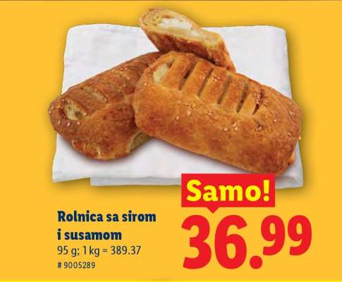 Rolnica sa sirom i susamom