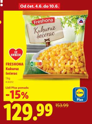 Freshona Kukuruz šećerac