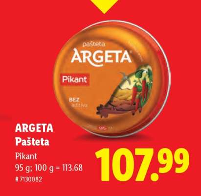 ARGETA PAŠTETA