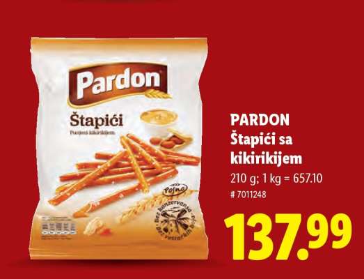 Pardon Štapići sa kikirikijem