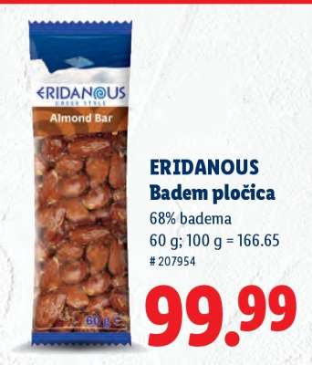 Eridanous Badem pločica