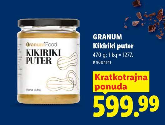 Granum kikiriki puter