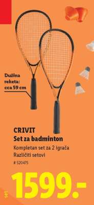 Crivit Set za badminton