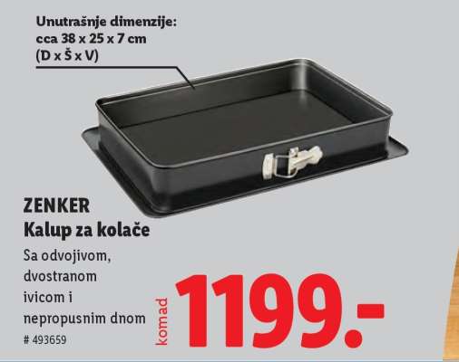 ZENKER Kalup za kolače