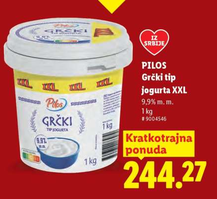 Pilos Grčki tip jogurta XXL