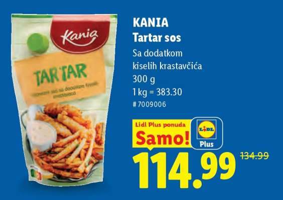 Kania Tartar sos