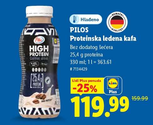 PILOS Proteinska ledena kafa