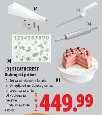 Silvercrest Kuhinjski pribor