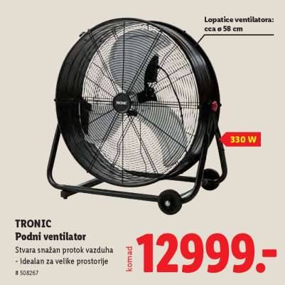TRONIC Podni ventilator