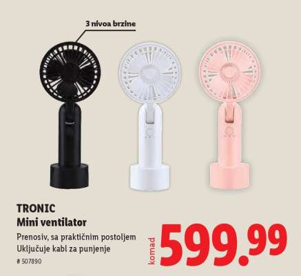 TRONIC Mini ventilator
