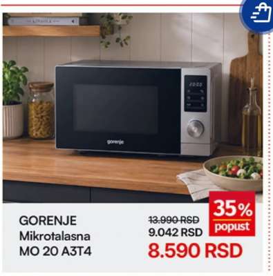 GORENJE Mikrotalasna MO 20 A3T4
