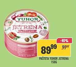 PAŠTETA YUHOR JETRENA 150G