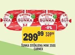 Šunka Stišnjena Mini 350g Carnex