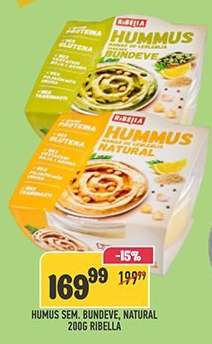 Humus sem. bundeve, natural 200g Ribella