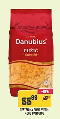 Testenina Pužić Vitam, 400g Danubius