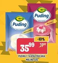 Puding c slatka pavlaka, malina 40g