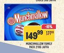 Munchmallow Family Pack 210g Jaffa
