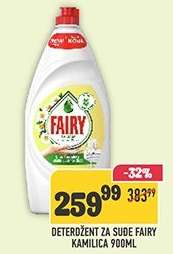 Deterdžent za sude Fairy Kamilica 900ml