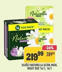 Ulošci Naturella Ultra Maxi, Night Duo 14/1, 16/1