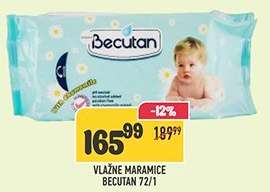 Vlažne maramice Becutan 72/1