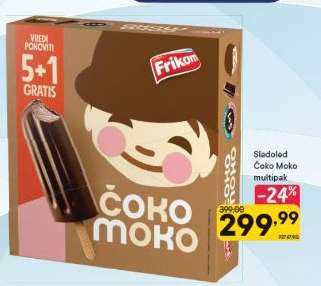 Sladoled čoko moko multipak