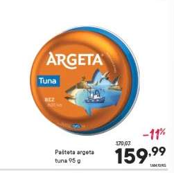 Pašteta Argeta tuna 95 g