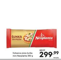Kobasica pizza šunka mini Neoplanta 350 g