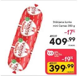Stišnjena šunka mini Carnex 350 g