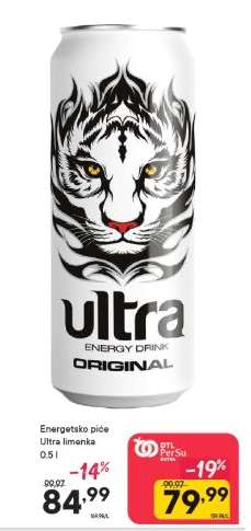 Energetsko piće Ultra limenka
