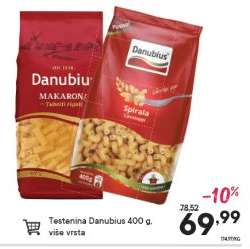 Testenina Danubius 400 g