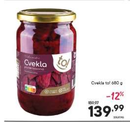 Cvekla TO! 680 g