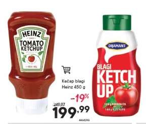Kečap blagi Heinz 450 g